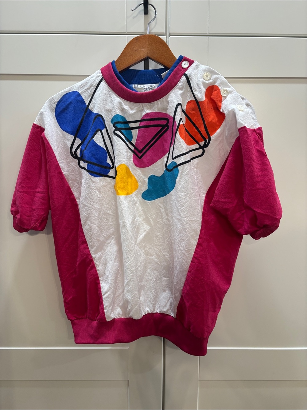80s Graphic Short Sleeve Top